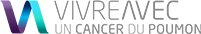 Logo vivre avec un cancer du poumon 